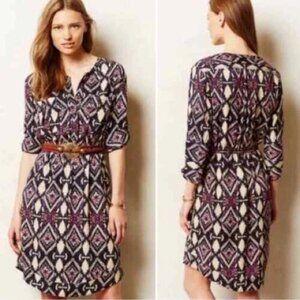 Anthropologie Holding Horses  Mira Shirt Dress. size 6
